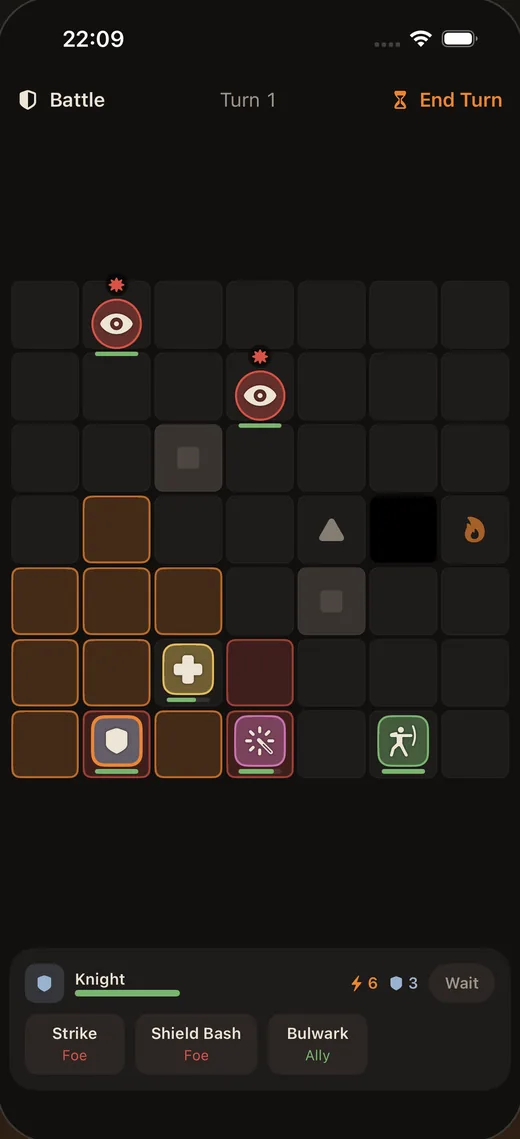 Deterministic tactics