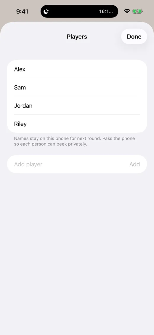 Pass the phone